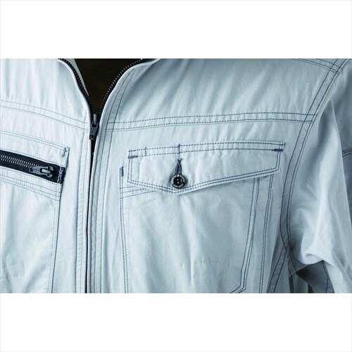 コットン ジャケット 紺 黒 XL