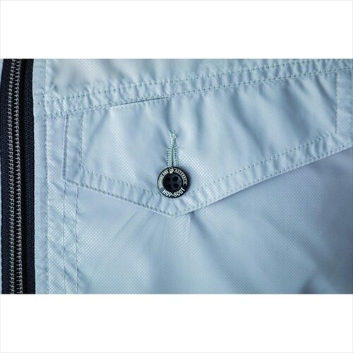 エンボス半袖ジャケット 銀 F