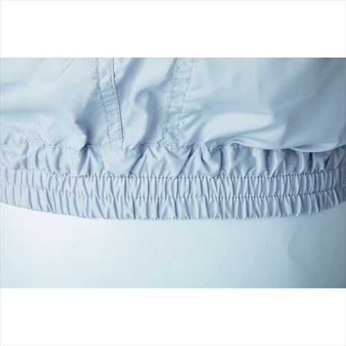 エンボス半袖ジャケット 銀 F