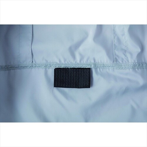 エンボス半袖ジャケット 銀 F