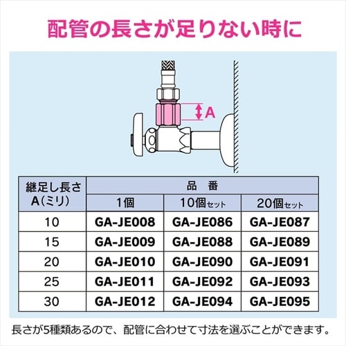 継足しニップル 20ミリ 10個