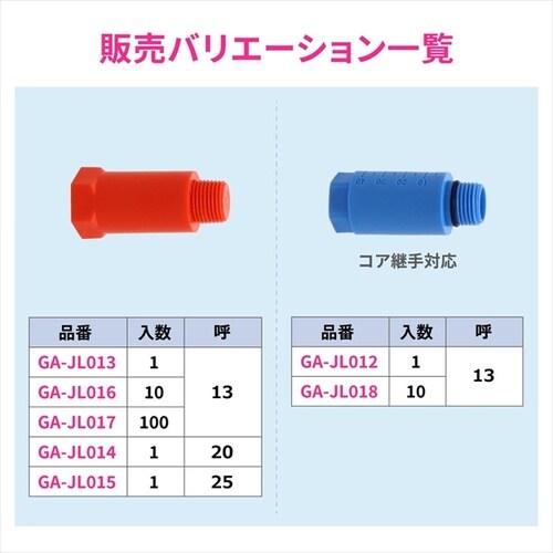 キャップラグ 赤2個・青2個