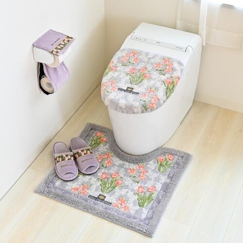 ロイコレ アーツ 58x63 トイレマット GY