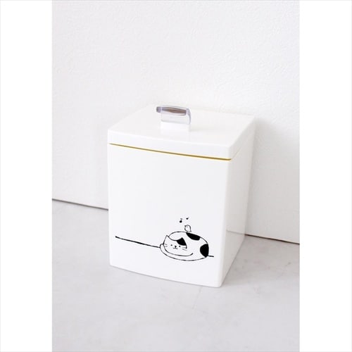 なごみねこ コーナーポット WH