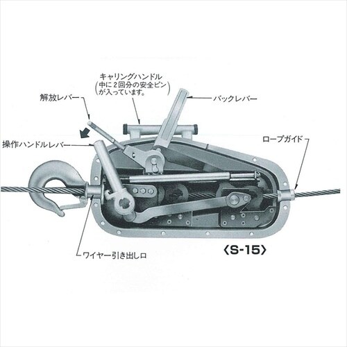 スーパーチルS−15 20mワイヤー付