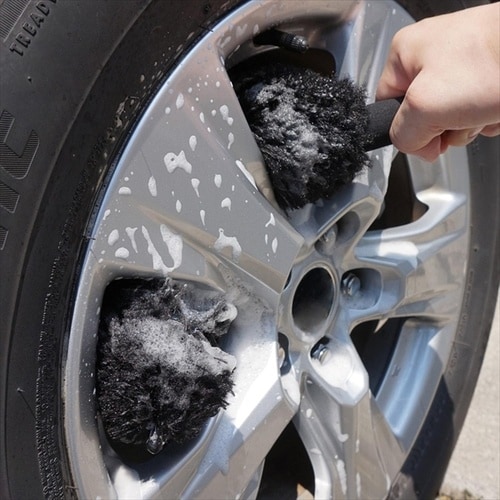 クリーニングブラシアルミホイール用ワイド