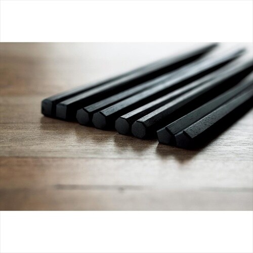 四方面縞黒檀 浄法寺漆仕上げ 22cm