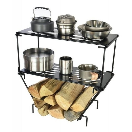 アイアン薪ラック