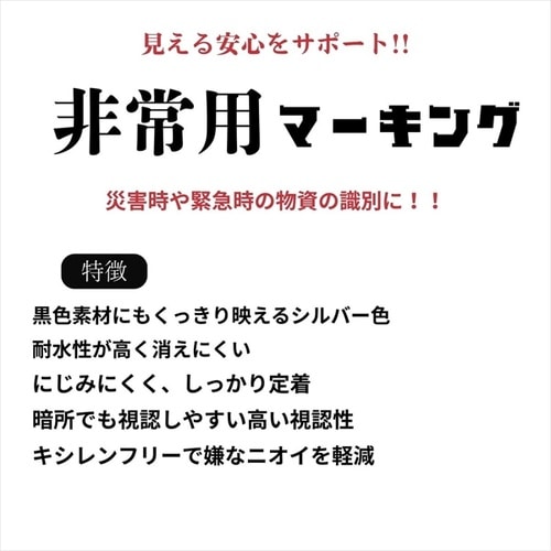 非常用マーキング シルバー
