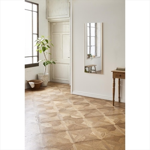 吊式姿見 ゴム脚無 細 メープル