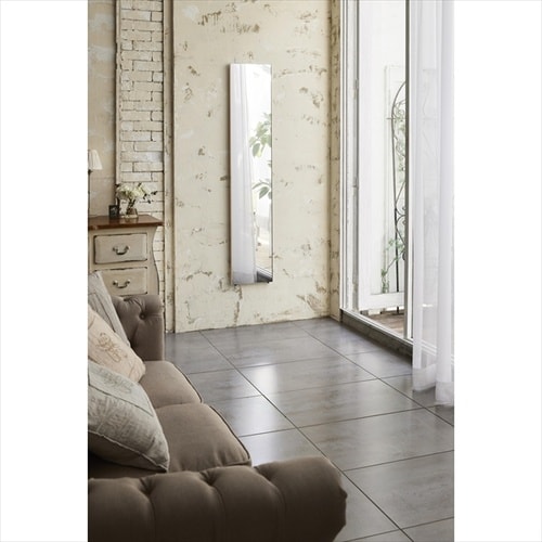 スリム姿見 細 ゴールド