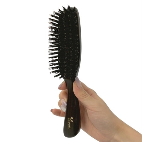 最高級猪毛黒檀ヘアブラシYブラシ 47031