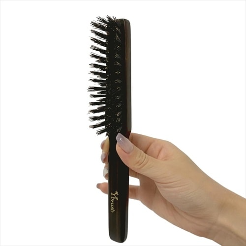 最高級猪毛黒檀ヘアブラシYブラシ 47032