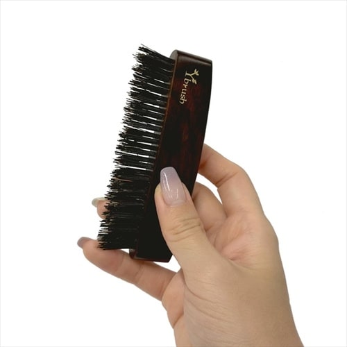 最高級猪毛黒檀ヘアブラシYブラシ 47033