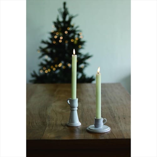 LEDキャンドル 磁器スタンドセットS