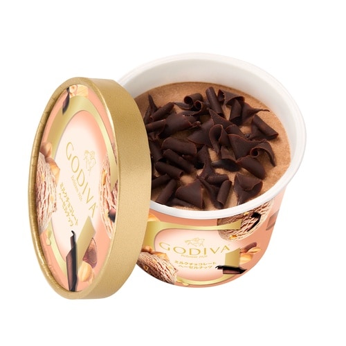 【冷凍】ゴディバミルクチョコヘーゼル90ml×12