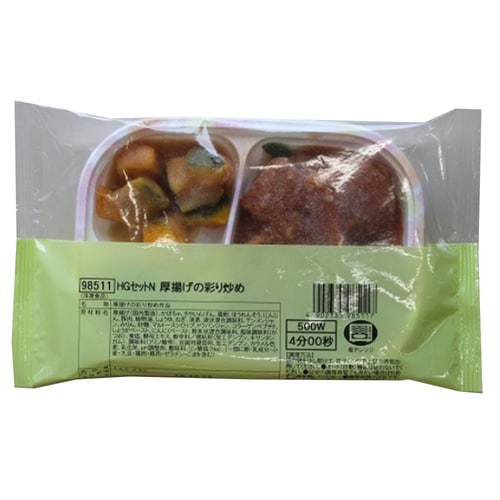 【冷凍】HGセットN厚揚げの彩り炒め165g×5