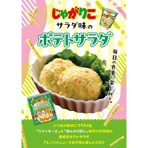 【冷蔵】じゃがりこサラダ味のポテトサラダ×16