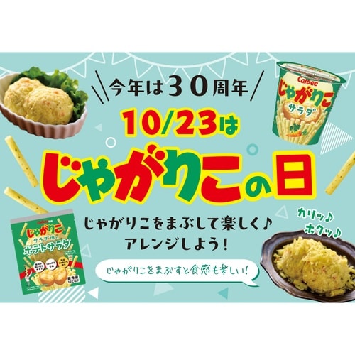 【冷蔵】じゃがりこサラダ味のポテトサラダ×16