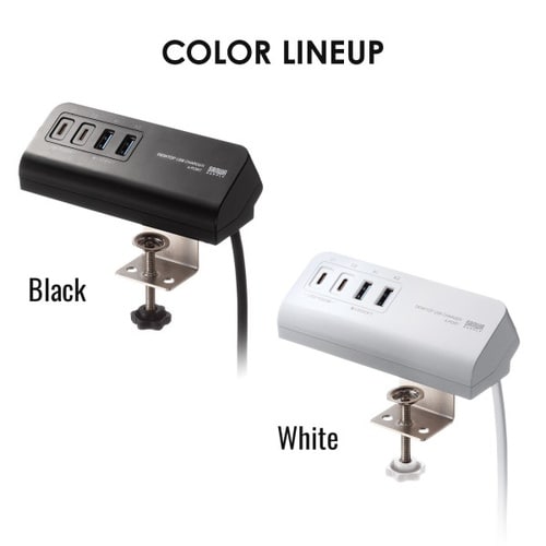 USB PD対応クランプ式AC充電器(PD65W)