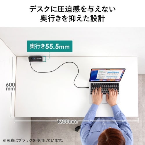 USB PD対応クランプ式AC充電器(PD65W)