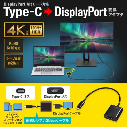USB Type C−変換アダプタ
