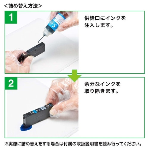 汎用 キヤノン用詰め替えインク 5色