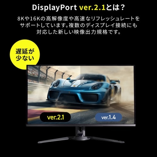 DisplayPort ver.2.1ケーブル2m