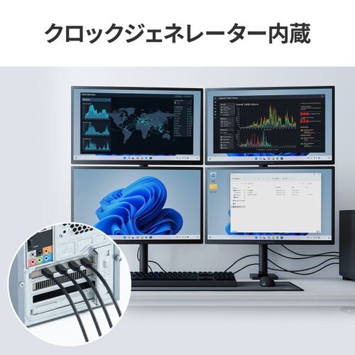 ミニDisplayPort−DVI変換ケーブル