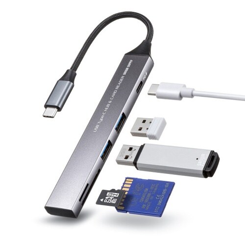 USB 5Gbps 3ポート スリム ハブ