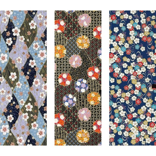 半紙ばさみ友禅紙 紺×5