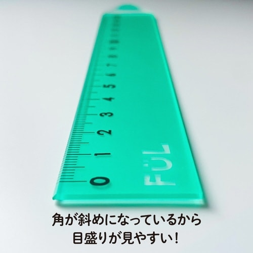 FUL ペンシルーラー フルグリーン×10