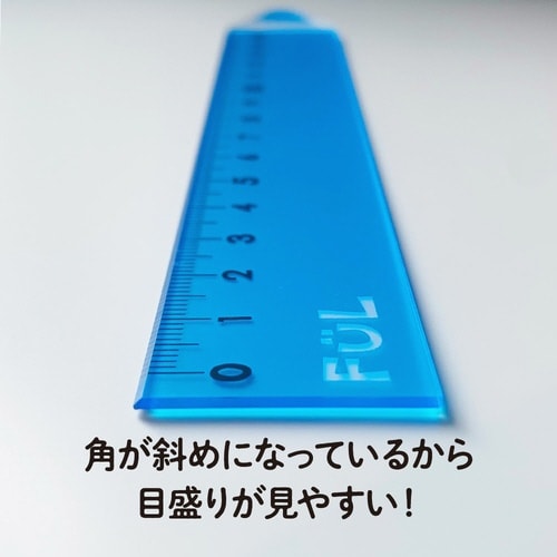 FUL ペンシルーラー フルブルー×10