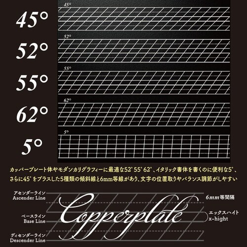 ライティングマット下敷 レタリングPRO×5