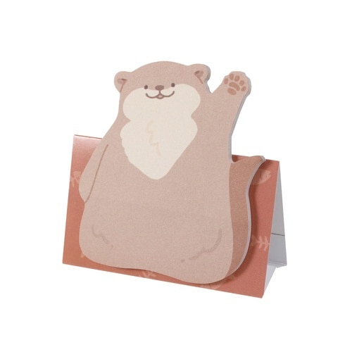 はーい!付箋(カワウソ)×5