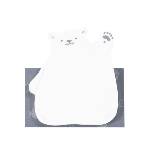 はーい!付箋(シロクマ)×5