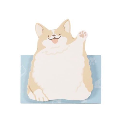 はーい!付箋(コーギー)×5