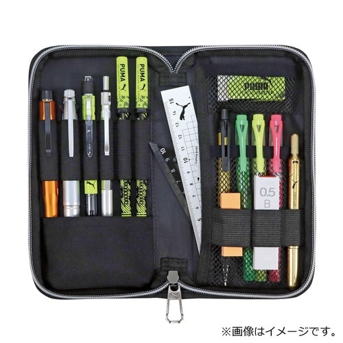 ブックタイプペンケース(ネイビー)×3