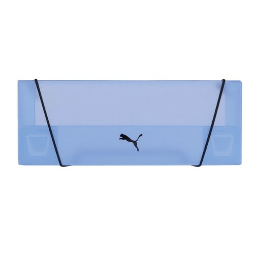 クリアカラーペンケース(ブルー)×3