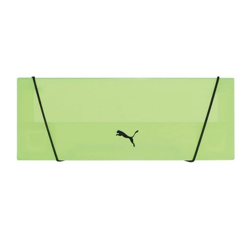 クリアカラーペンケース(グリーン)×3