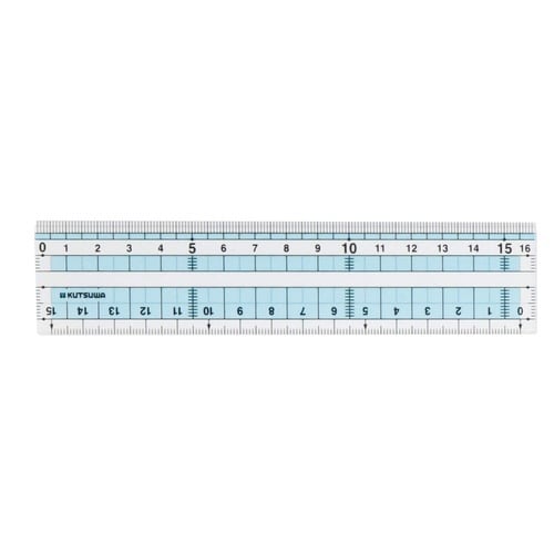 つや消し直線定規(16cm)×10