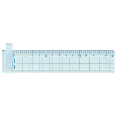 波線も引ける直定規(ブルー)×5