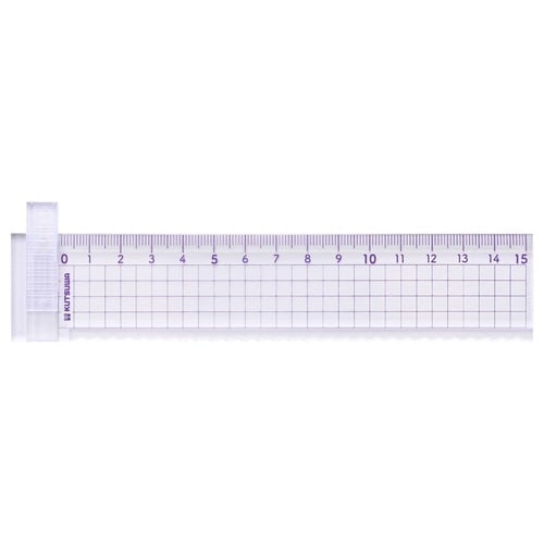 波線も引ける直定規(パープル)×5