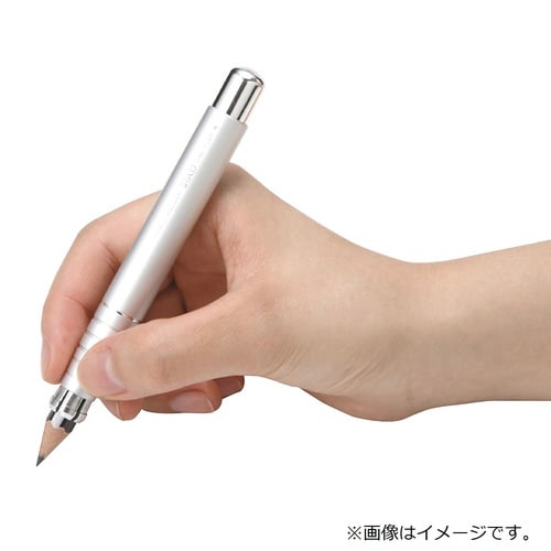 鉛筆ホルダー(シルバー)×5