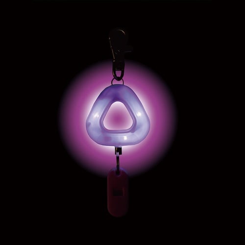 LED防犯アラームスゴピカ(パープル)×3