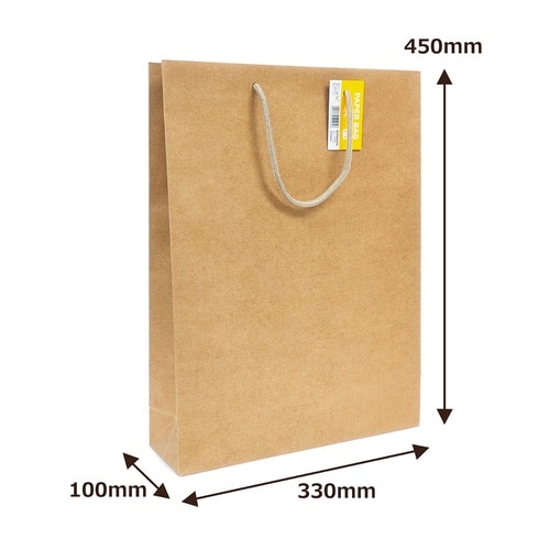紙袋クラフトM×100