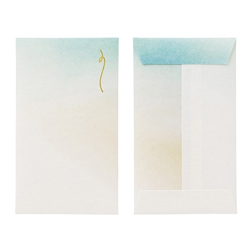 日々色ぽち袋 空色×5