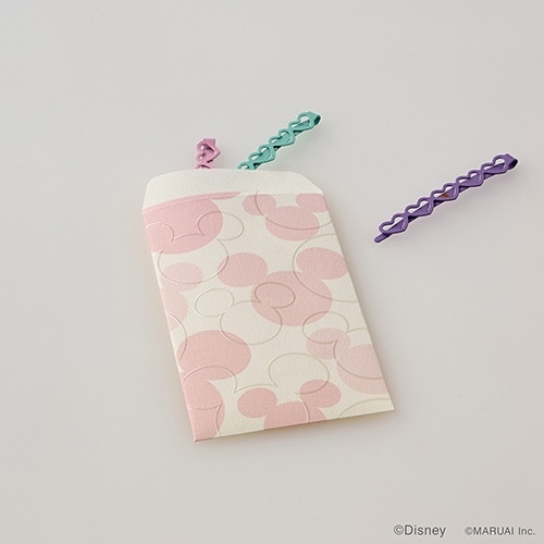 デザイン祝儀 ぽち袋 ミッキー 桃×10