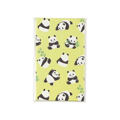どうぶつ ぽち袋 パンダグリーン×10