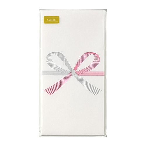 コットン祝万円袋花結のし無×10